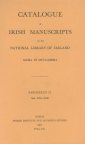 Catalogue of Irish Manuscripts Fasciculus II