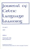 Journal of Celtic Language Learning Volume 3
