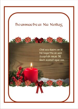 Beannachtaí na Nollag (Candle) 6pk